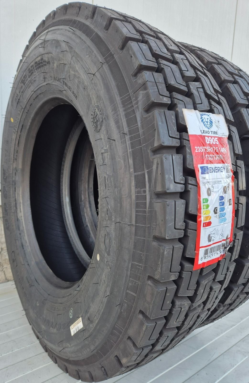 235/75 R17.5, 132M, LEAO D905 14 P.R., Anvelope tractiune M+S 3