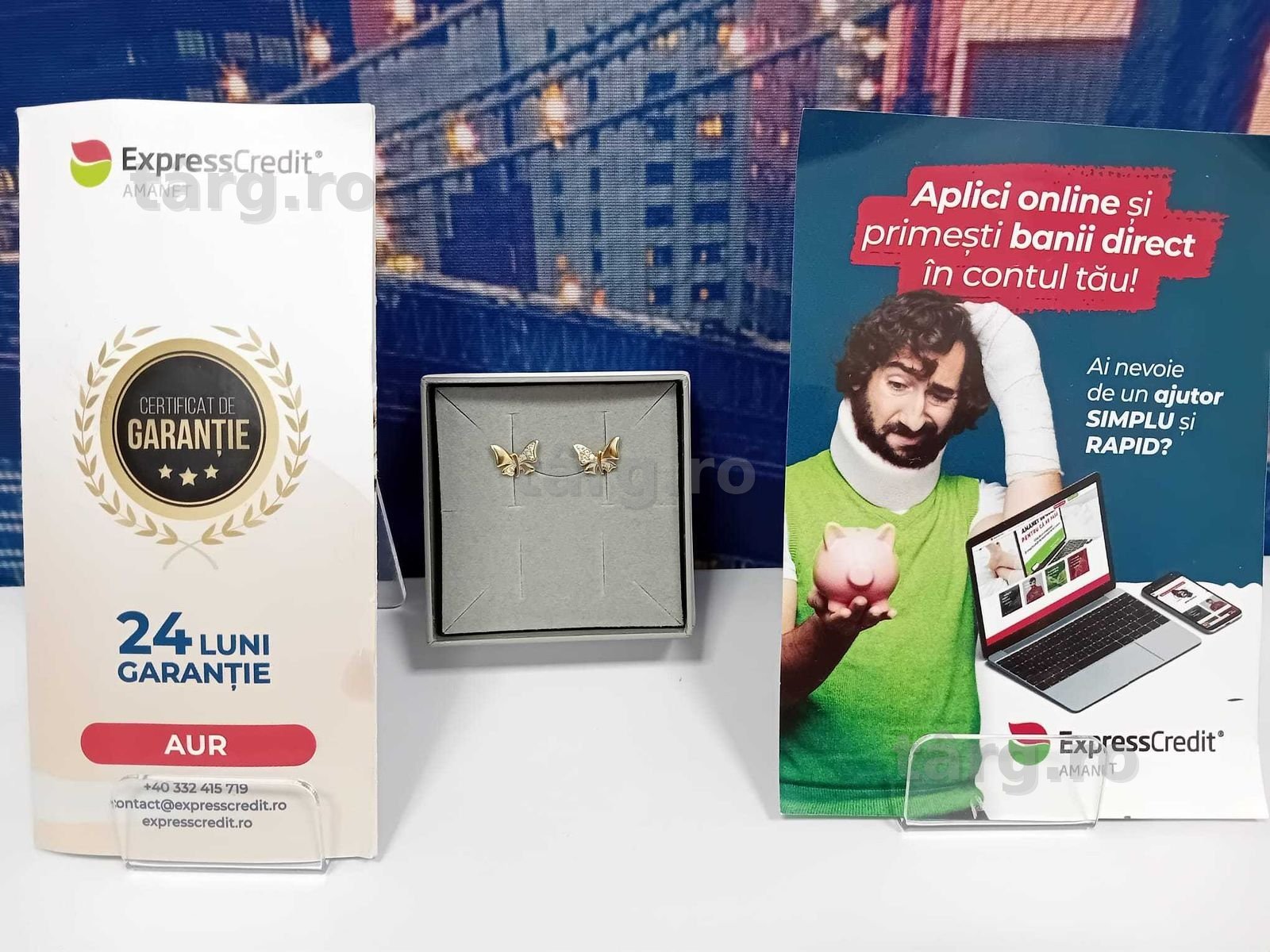 Cercei 14k 1.94gr (34656.1/30 Pacurari 2) Garantie 2 Ani!