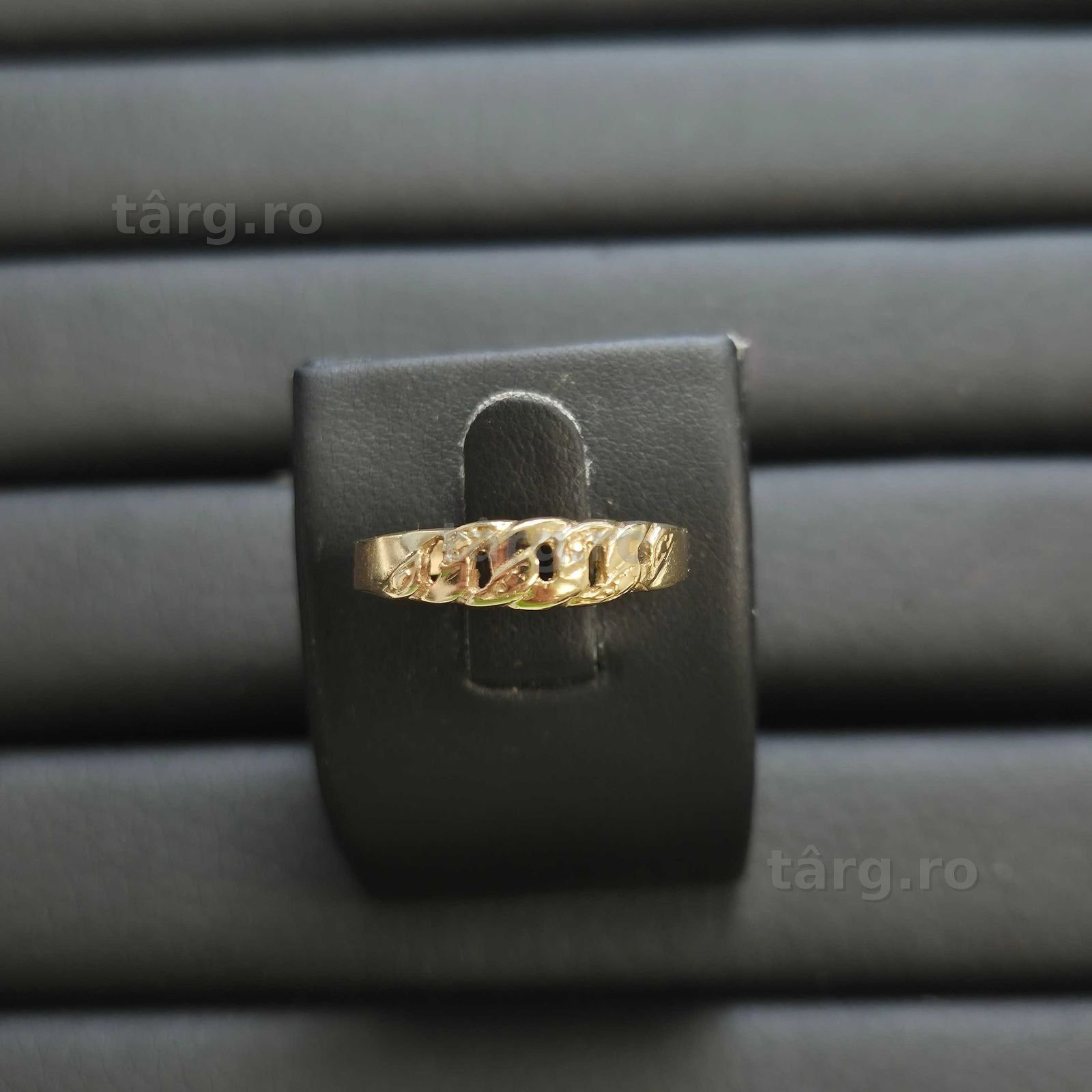 Inel Aur 14k - 2.13 grame ( B33473.1 / Ag28 Doi Baieti ) 4
