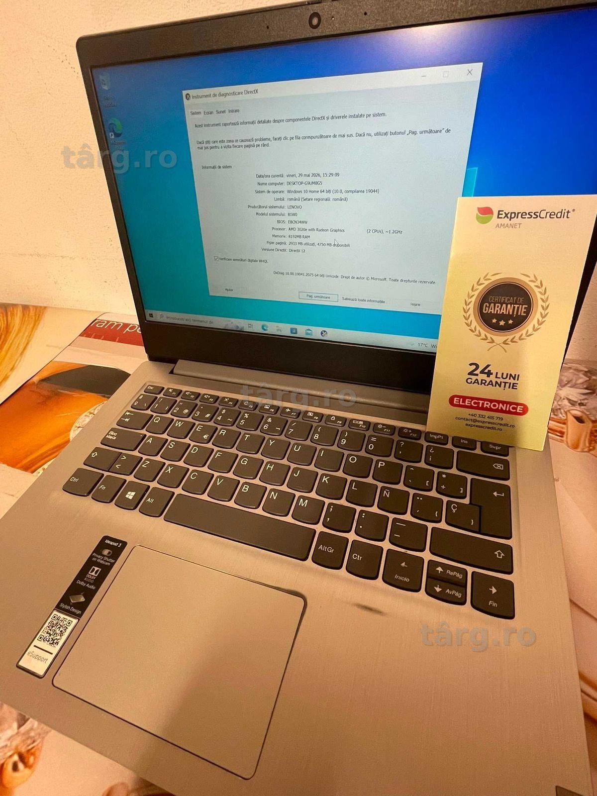 Laptop Lenovo (Ag 29 Siraj ) B34618 / Garantie 2 Ani !! 2