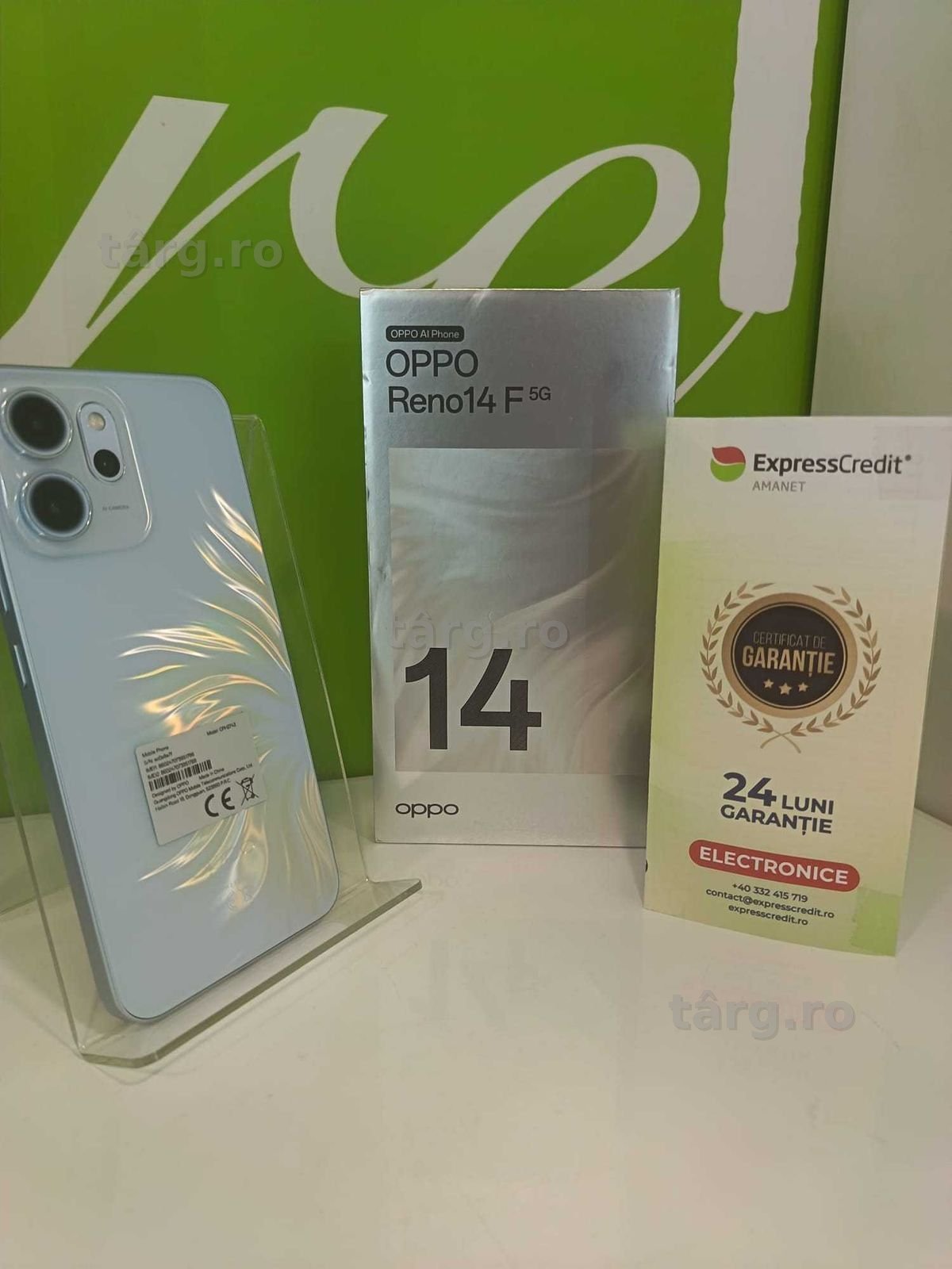 (AG41) Telefon Oppo Reno 14F b3776 2 ani garantie