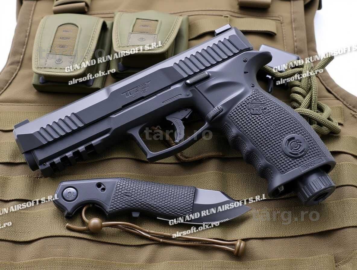 MODEL NOU! ~ 26 JOULI ~ [Pistol Cu Bile De Cauciuc] ~ Hdp 50 LEGAL Co2