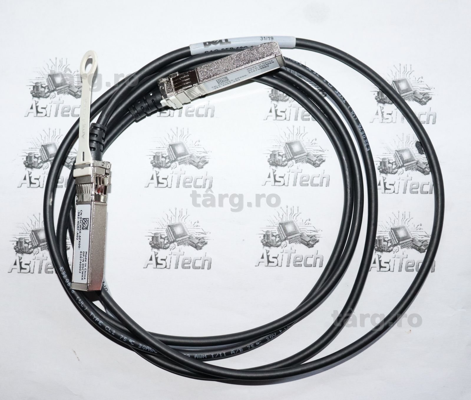 Cablu DAC Twinax Passive SFP+ 10GbE 2metri Original Dell 05CWK6