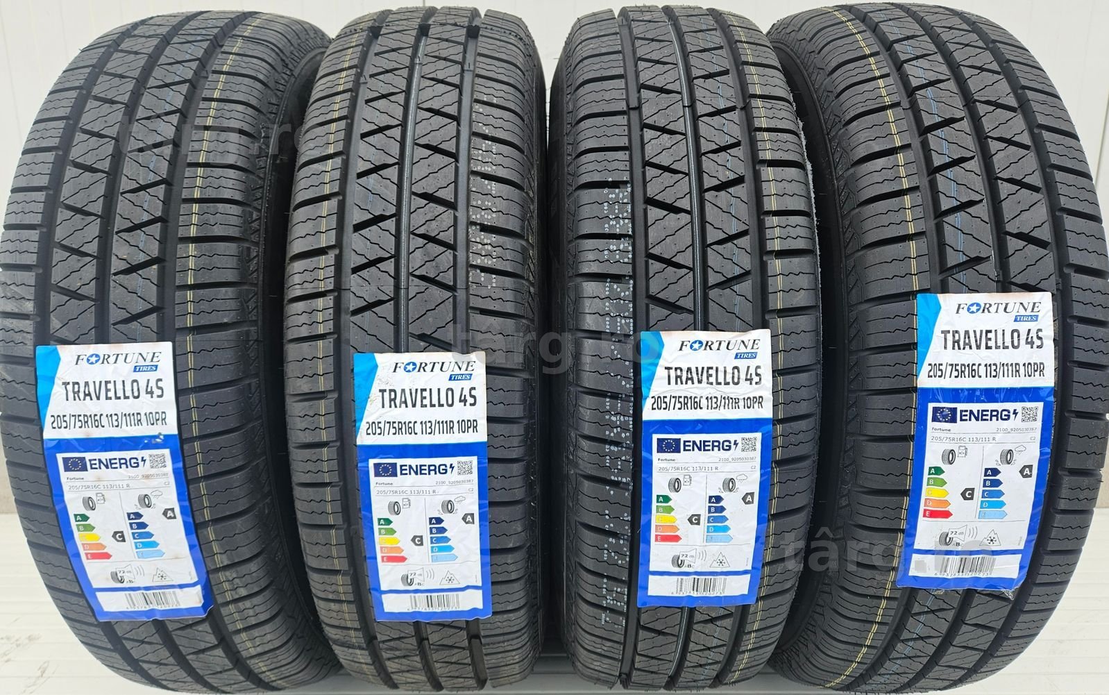 205/75 R16C, 113R, FORTUNE, Anvelope mixte M+S, Aderenta clasa A