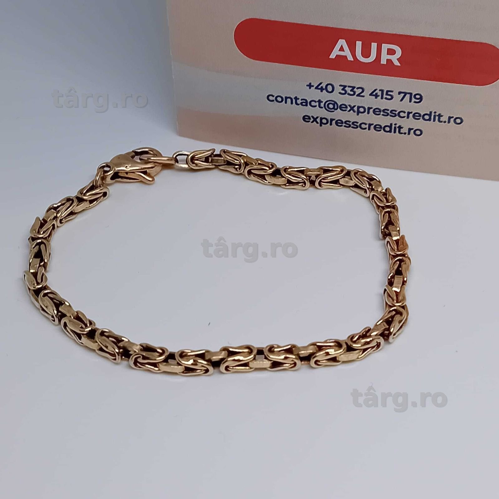 Bratara Aur 14K 7.51g (Ag4 Dacia B.51790.1) Garantie 2 ani 2