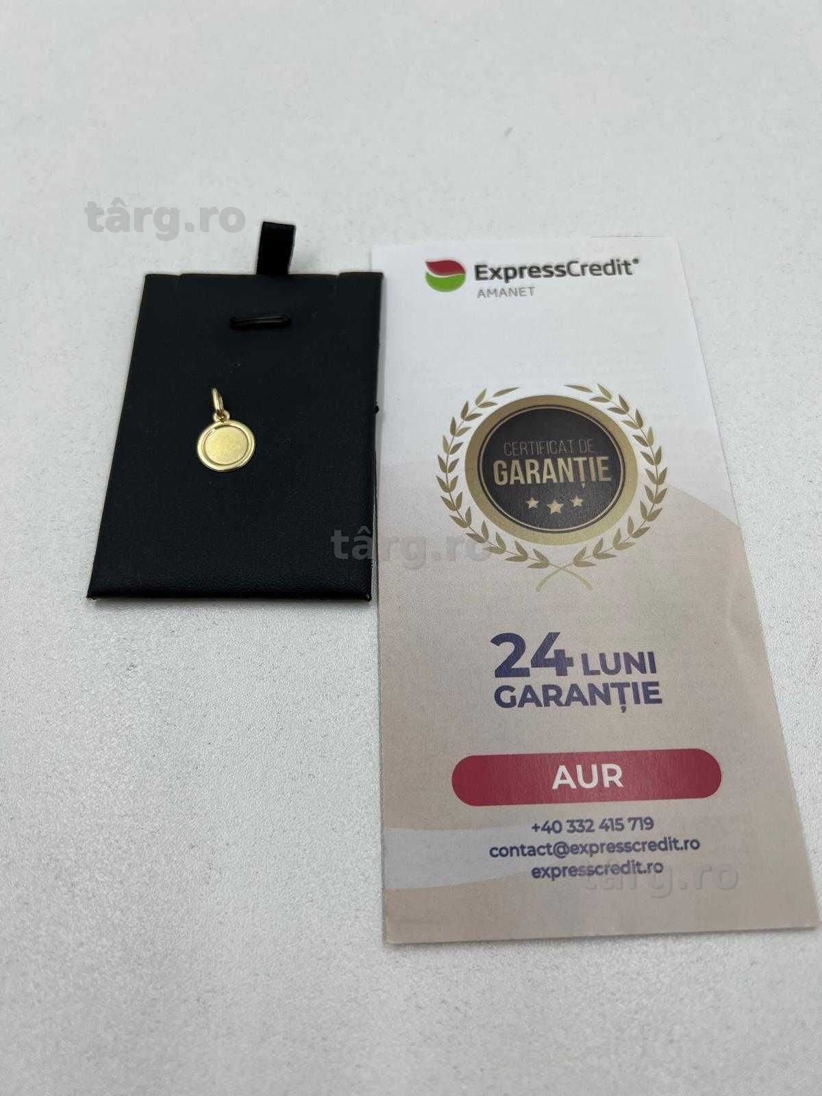 Pandantiv Aur  14K 0.61g (Ag25 Belvedere B.43440.2) Garantie 2 ani!