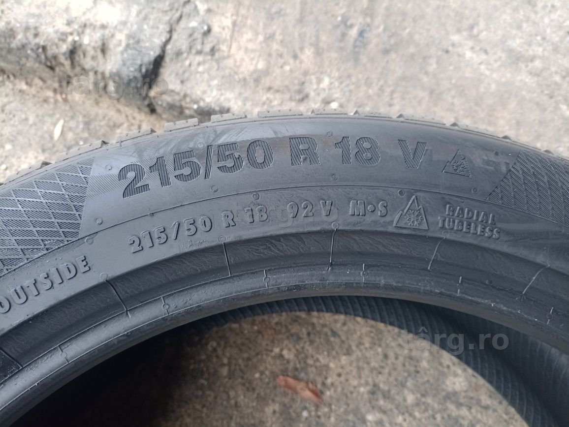 4 anvelope de iarna ca si noi Continental 215/50 R18 dot 3018 4
