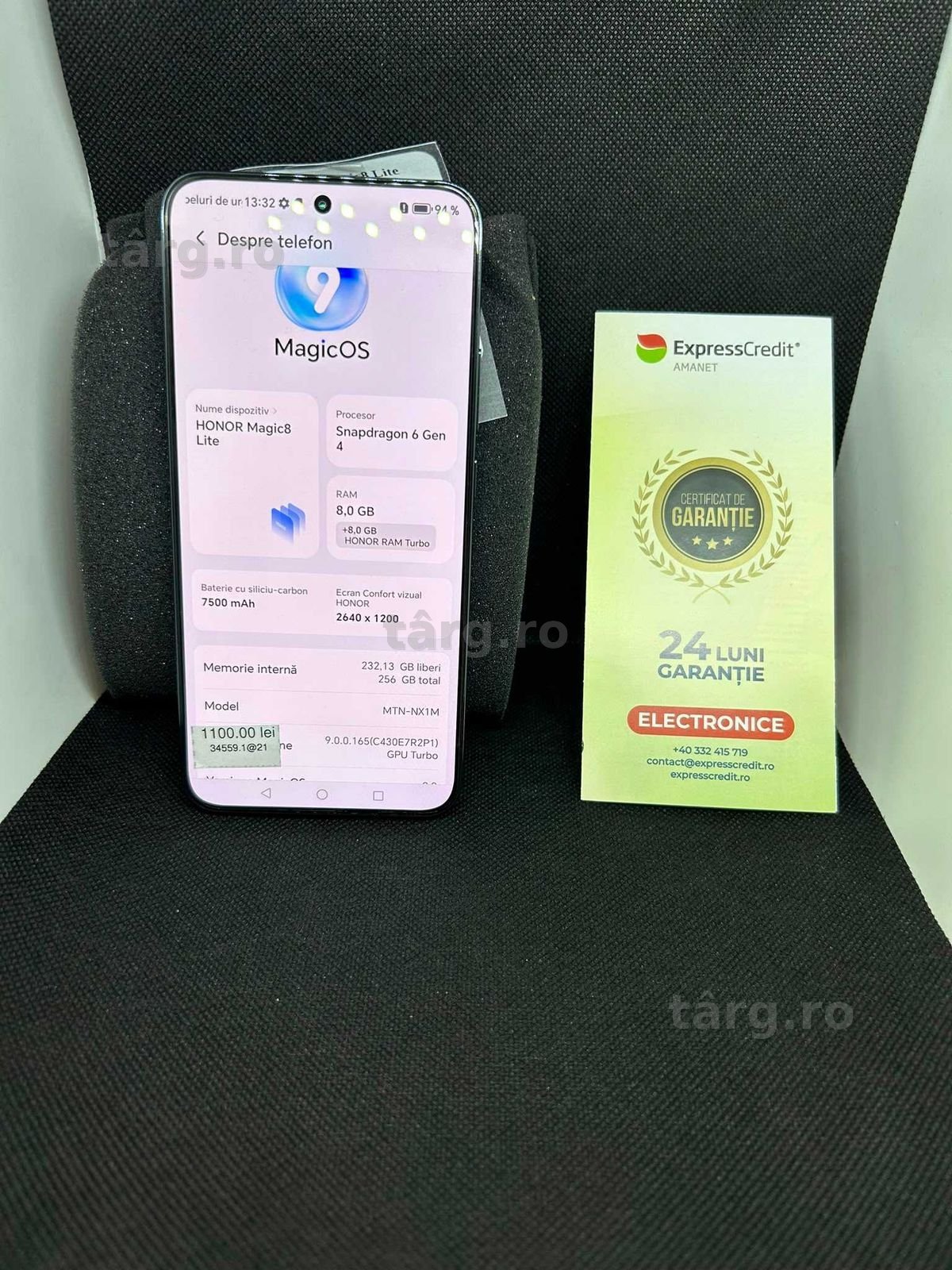 Honor Magic8 Lite (ag.21) Garantie 2 ani!