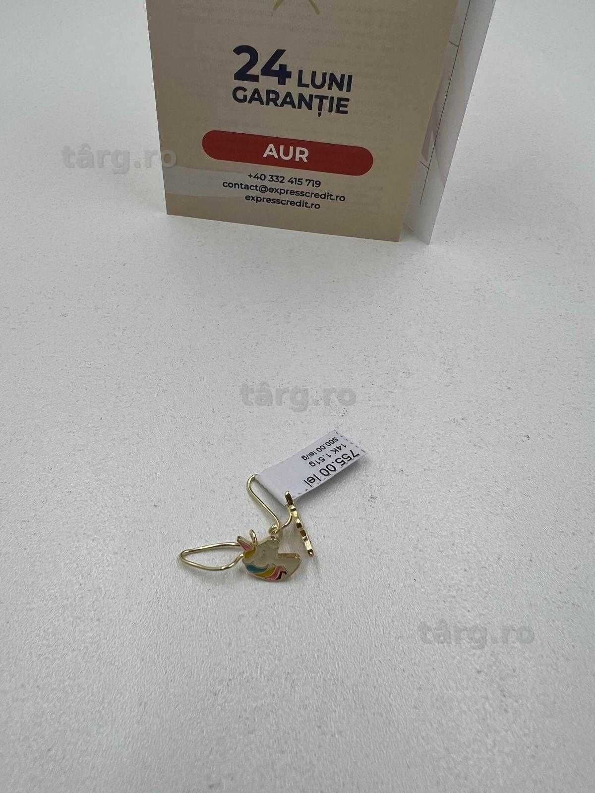 Cercei Aur 14K 1.51g (Ag25 Belvedere B.42521) Garantie 2 ani! 3
