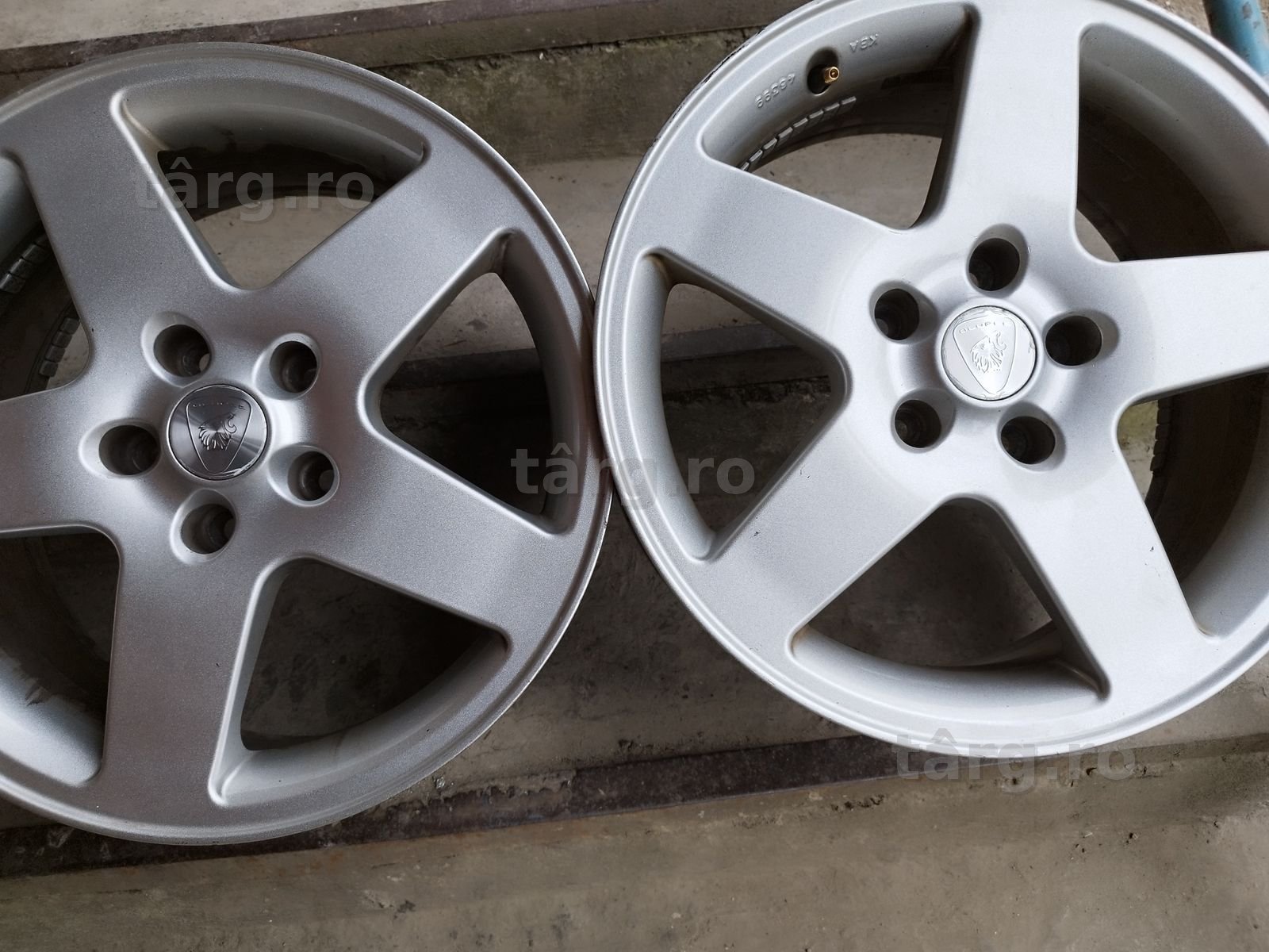 4 jante de aliaj 17 inci,pentru Jaguar  prinderea 5x114,3,gaura centra 2