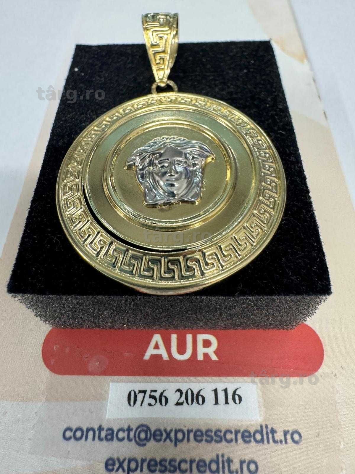 Medalion din aur 14k (69694.2/ 10 Pacurari 1) garantie 2 ani!