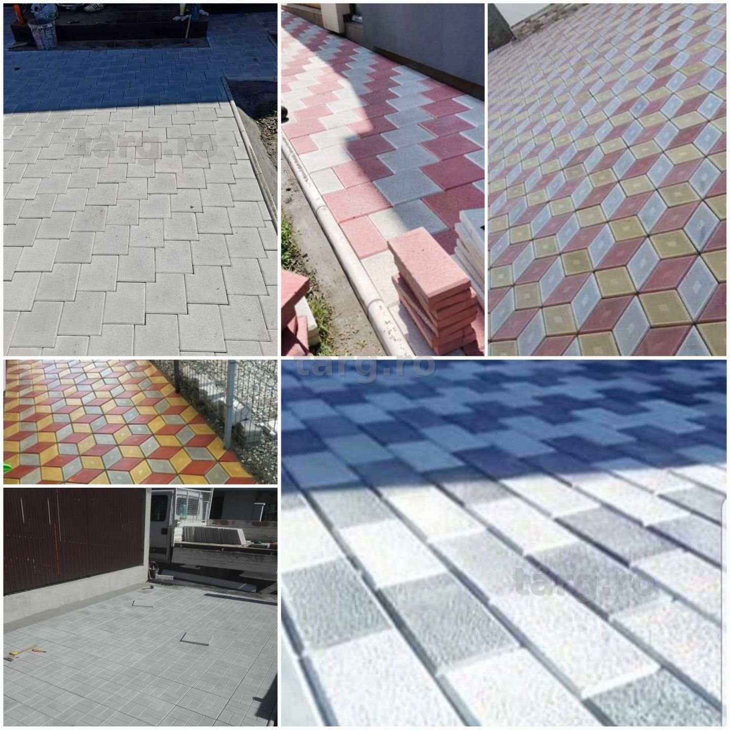 Pavaje si Pavele din beton model combi Oferim montaj și transport
