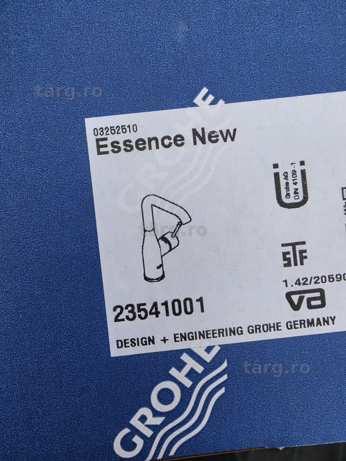 Baterie lavoar Grohe Essence new XL pentru lavoare tip bol pipa lebada 6