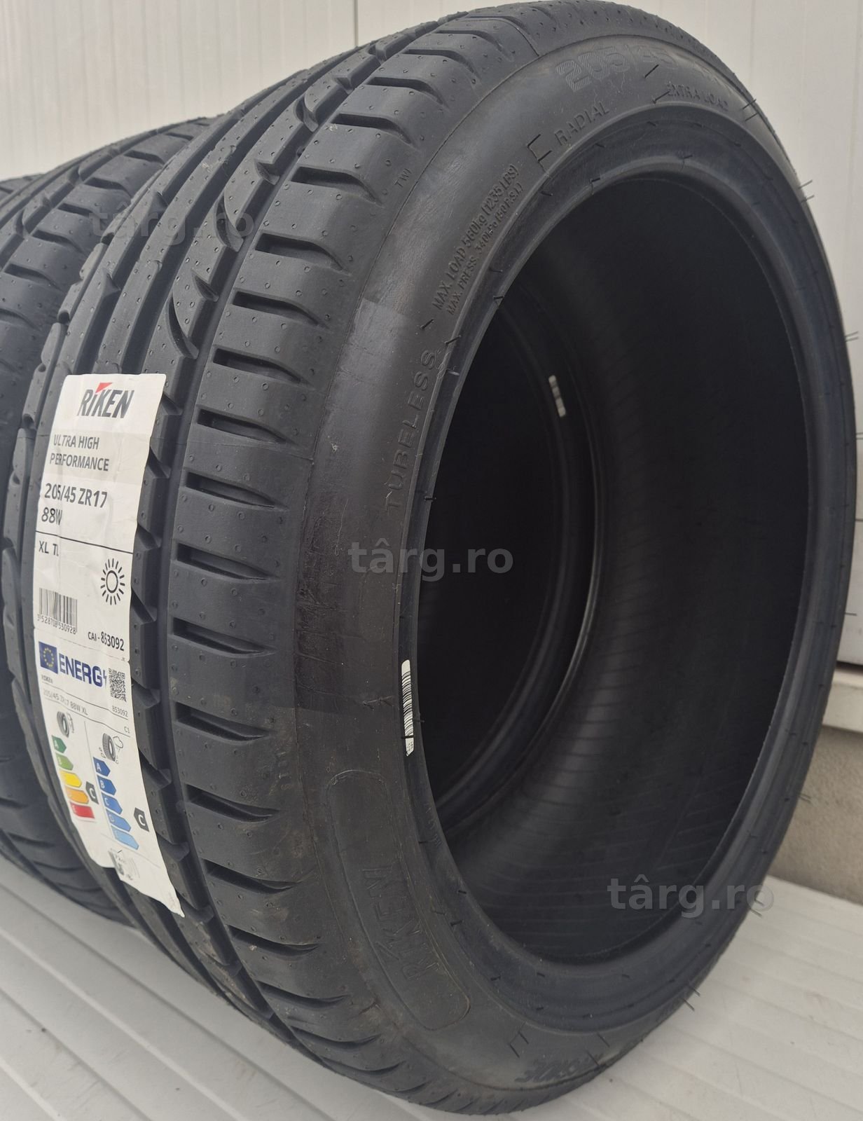 205/45 R17, 88W, RIKEN (By Michelin) UHP XL, Anvelope de vara 3