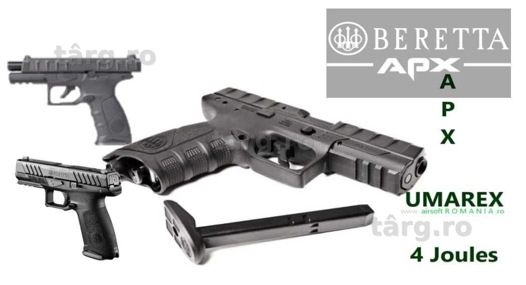 Beretta   A P X BlowBack 4Joules  airsoft METAL slide