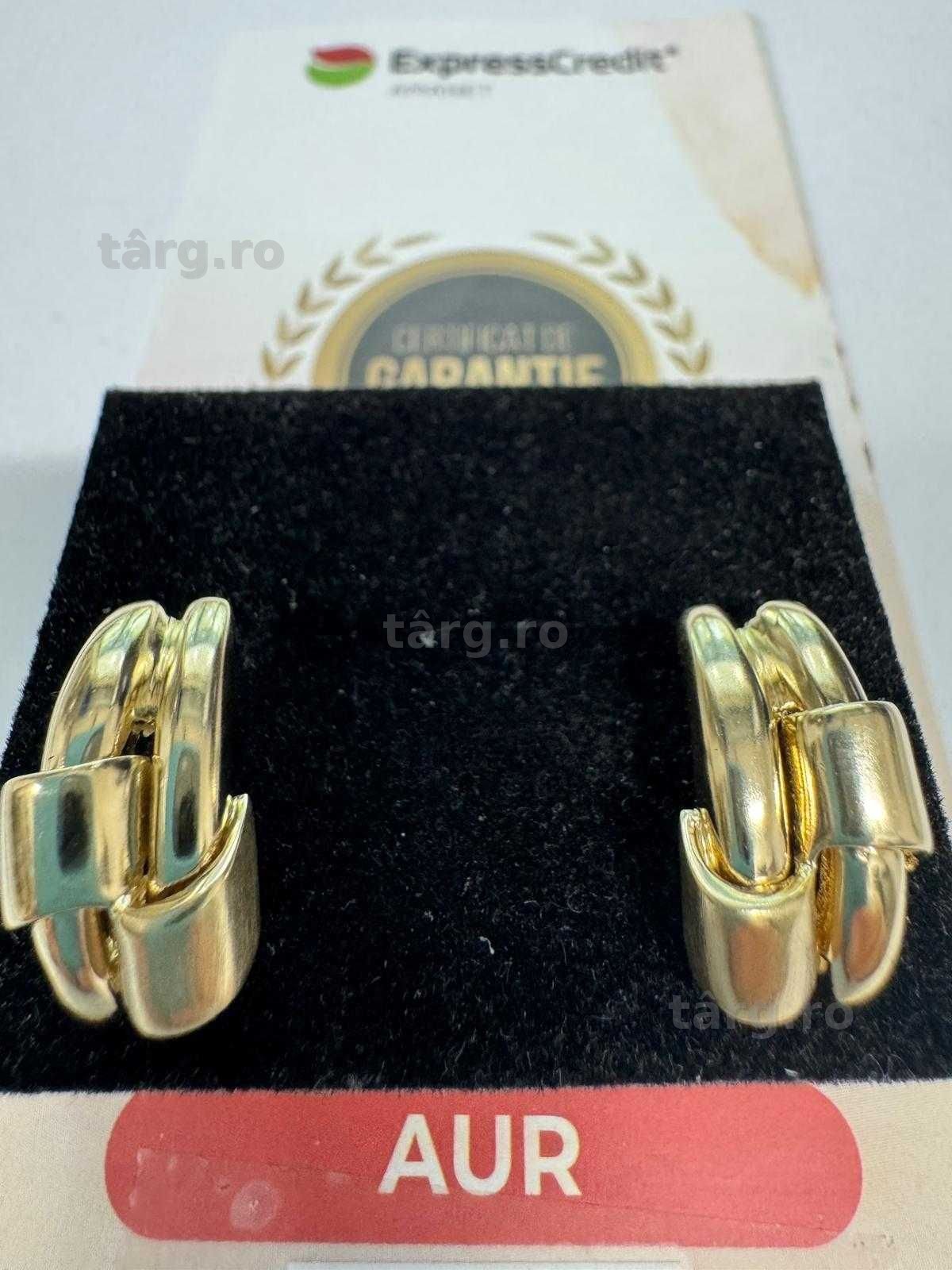 Cercei din aur 14k (70024.1/ 10 Pacurari 1) garantie 2 ani! 2