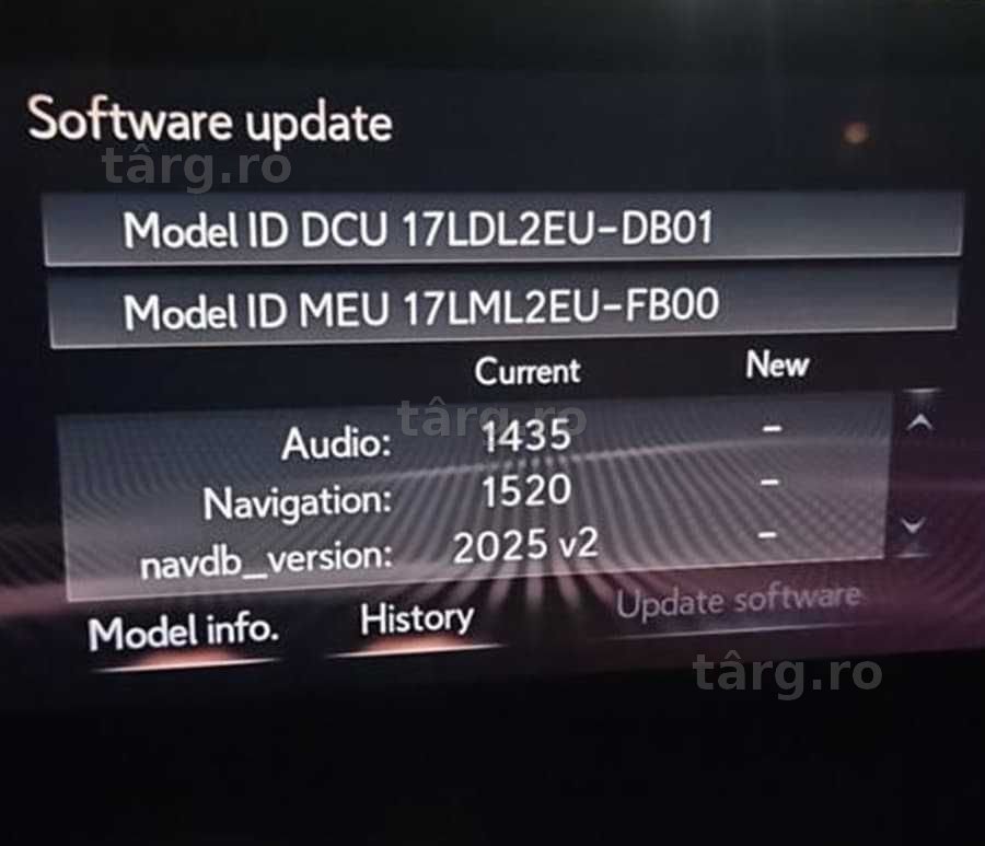 Hărți navigație Lexus CT200H IS ES GS LS LX NX RC RX Europa 2026