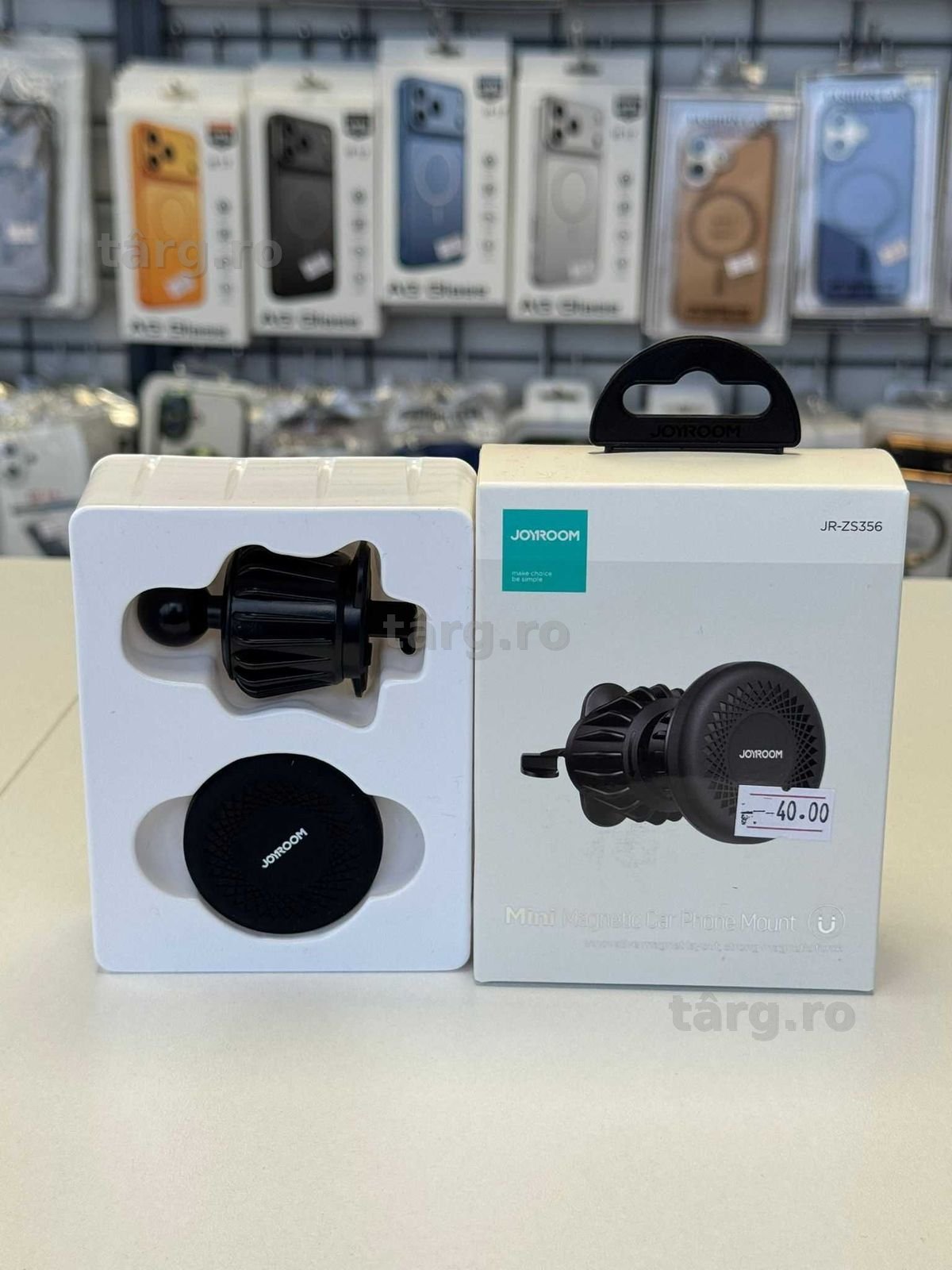 Suport auto Magnetic pentru Grila ventilatie, MagSafe, Rotativ, Negru 2
