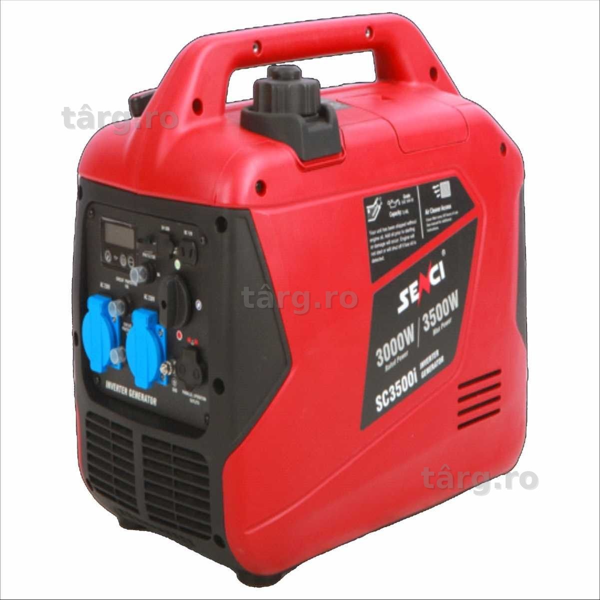 Generator de curent digital de tip inverter Senci SC3500i putere maxina 3.2 kW 230V, motor benzina