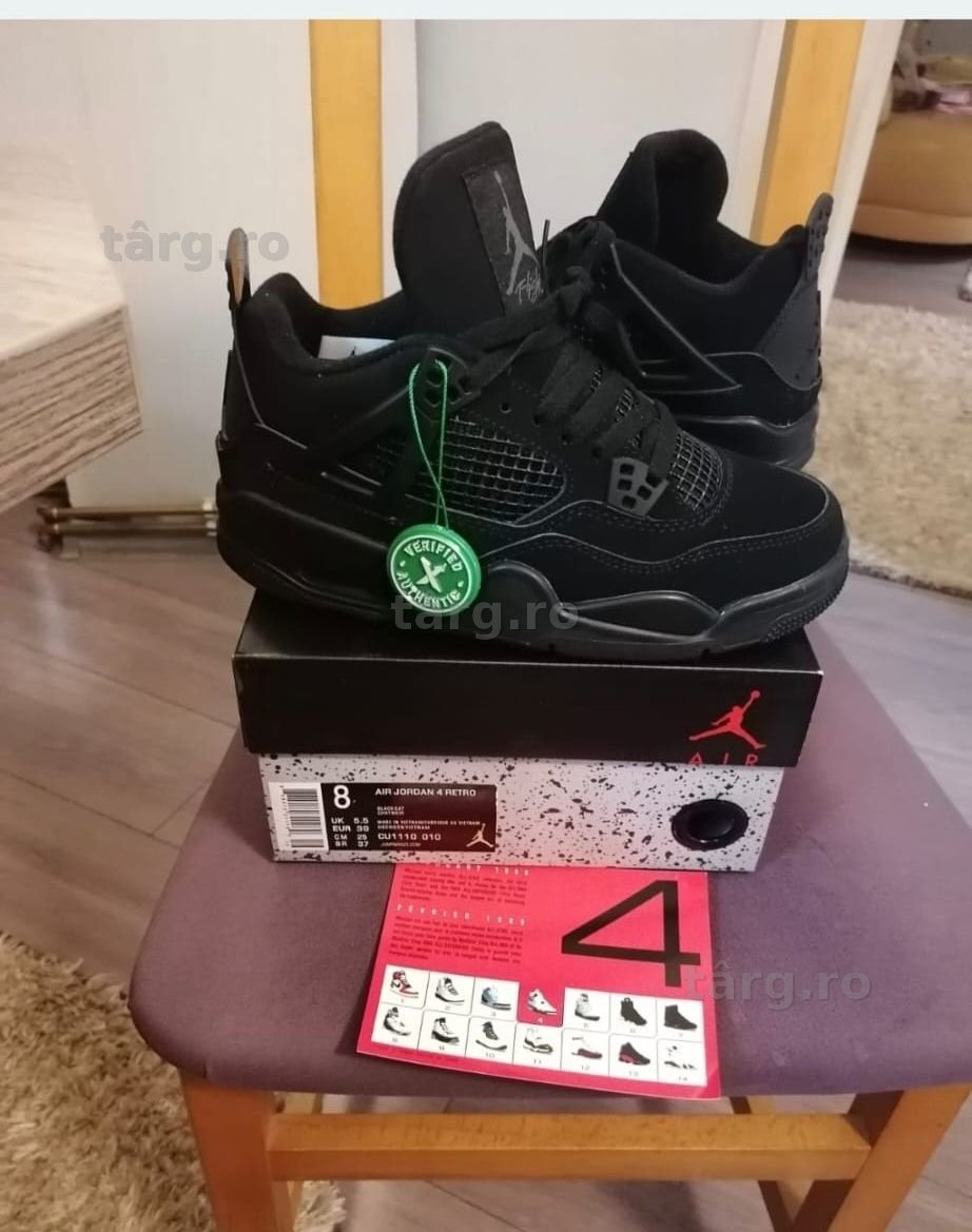 Jordan 4 retro Black Cat