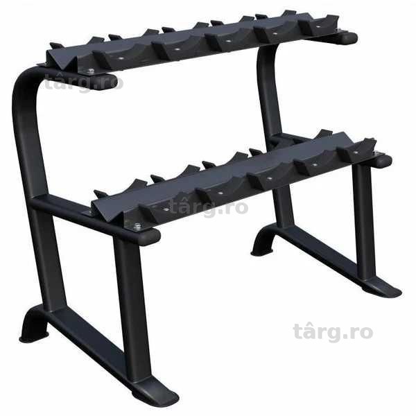 Stand pentru gantere rotunde din cauciuc, Gorilla Sports