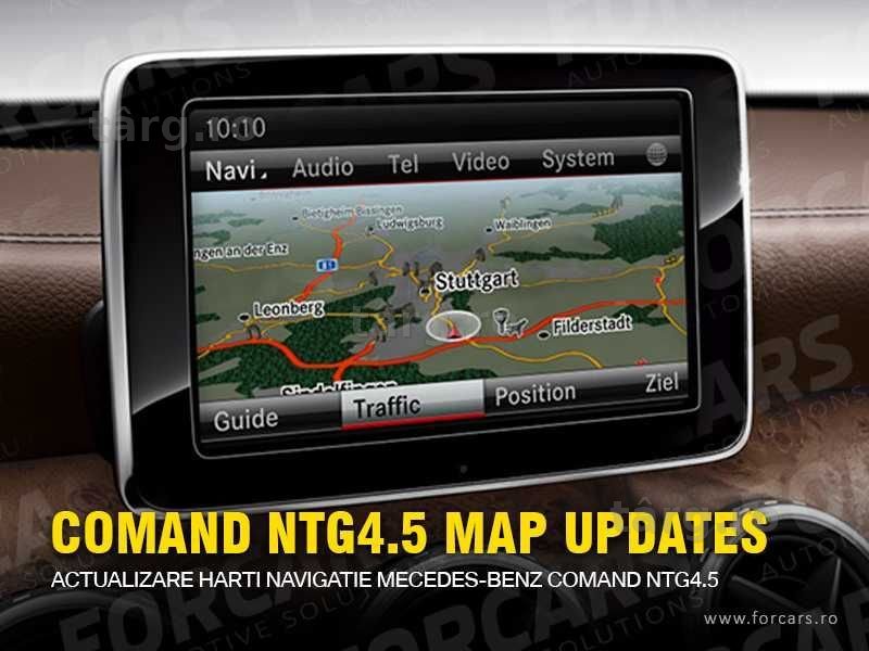SD Card Update Hărți Navigație Mercedes Comand NTG4.5 4.7 Europa 2026