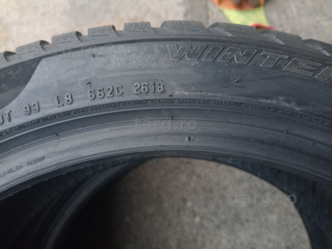 4 anvelope RunFlat de iarna ca si noi Pirelli 225/45 R19 dot 2618 4