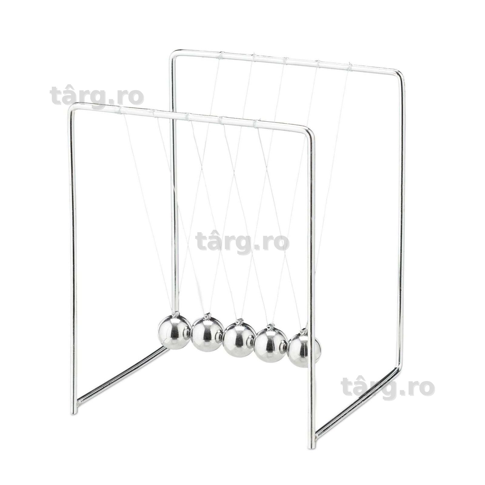 Pendul Newton din metal accesoriu decorativ elegant, 13.5x11x10.5 cm