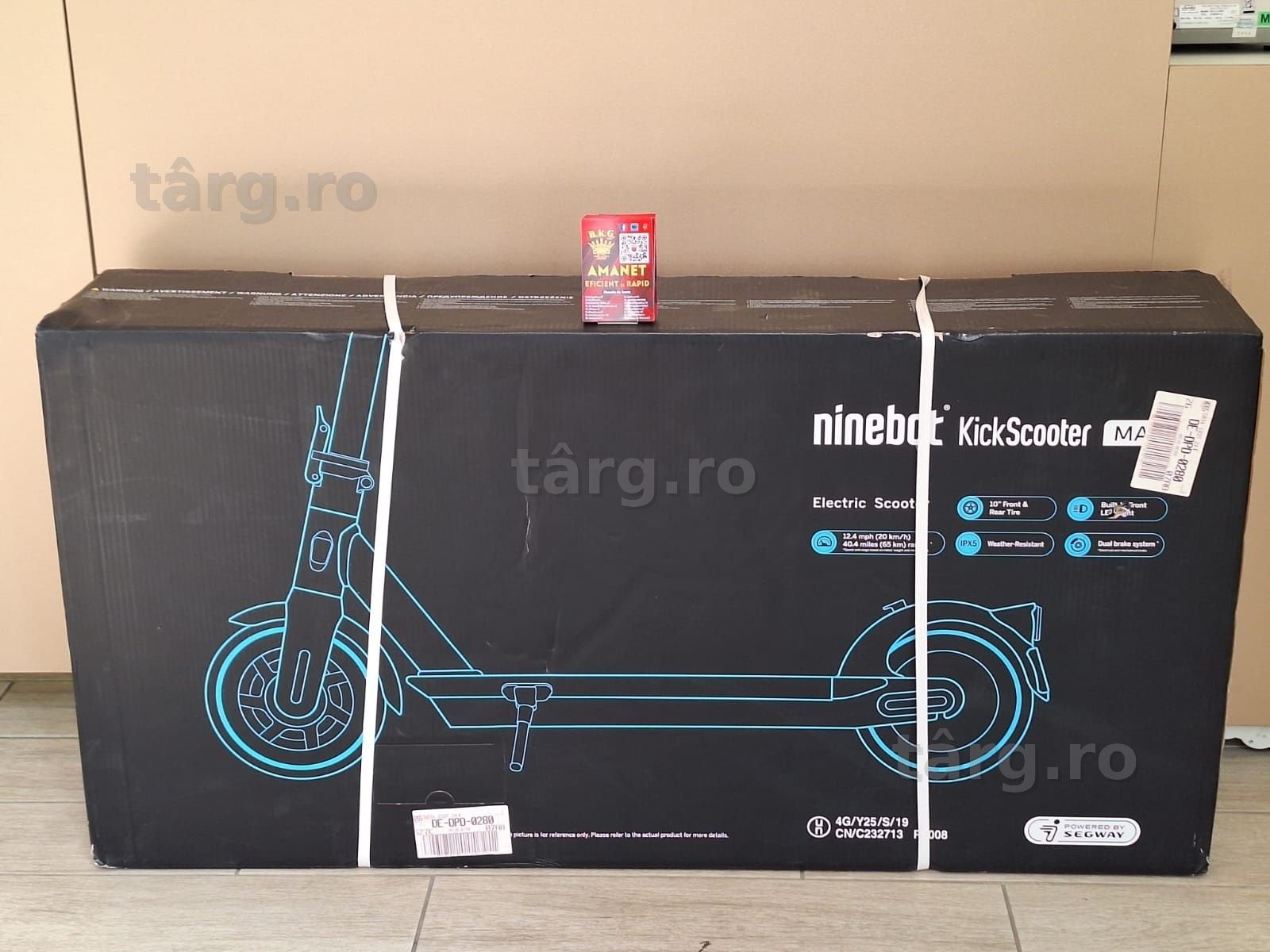 Ninebot KickScooter G30D Max Amanet BKG