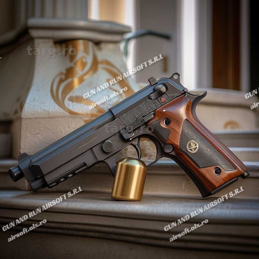 Pistol Airsoft Taurus 6J - [FULL METAL] - Modificat Ultra Puternic CO2