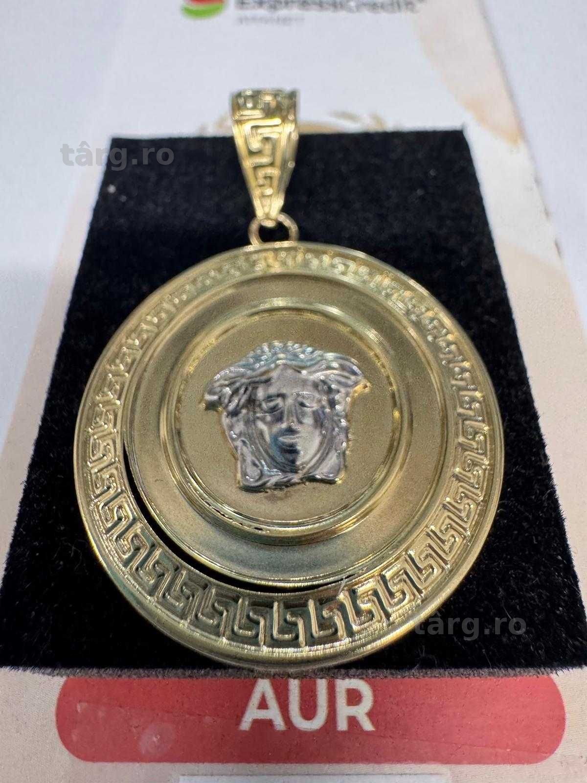 Medalion din aur 14k (69694.2/ 10 Pacurari 1) garantie 2 ani! 2