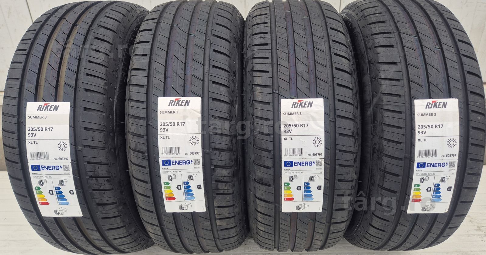 205/50 R17 93V RIKEN (By Michelin) Summer 3 XL Anvelope de vara B/B/71