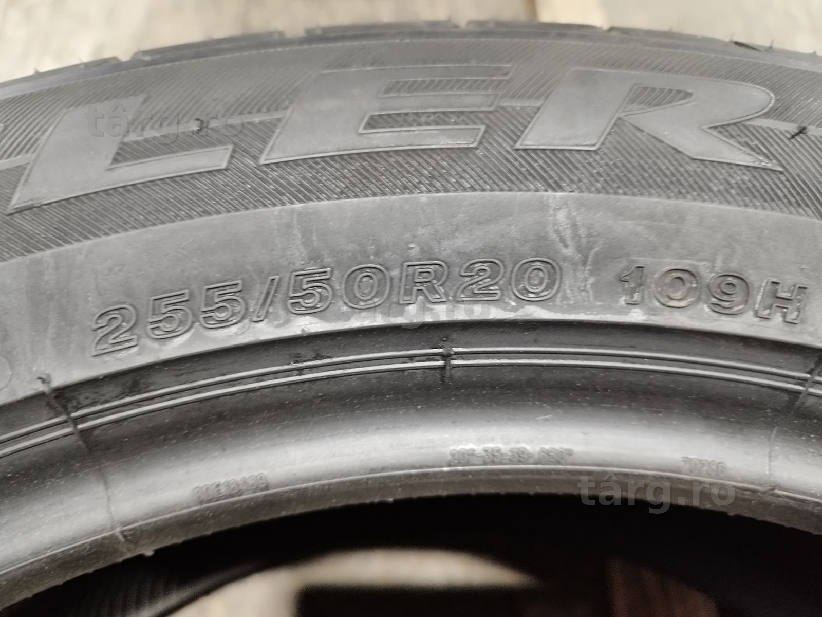 4 anvelope de vară Bridgestone Dueler H/P Sport 255/50/20,dot 2019 5