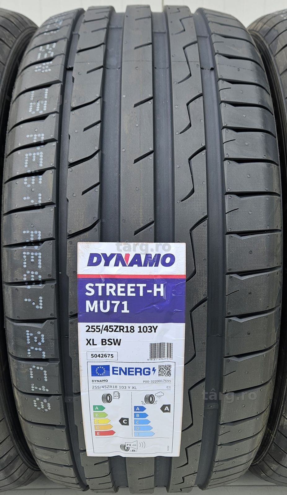 255/45 R18 103Y XL DYNAMO Anvelope vara Protectie janta Aderenta clasa A 3