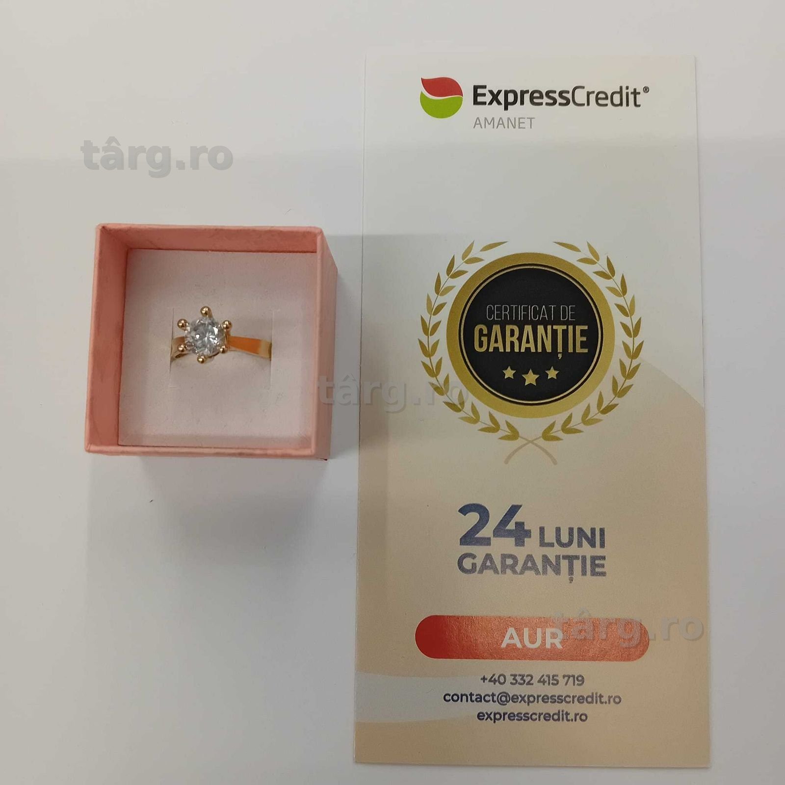 Inel Aur 2.91g 14k (ag49 Esplanada b.8472) 2 ani garantie