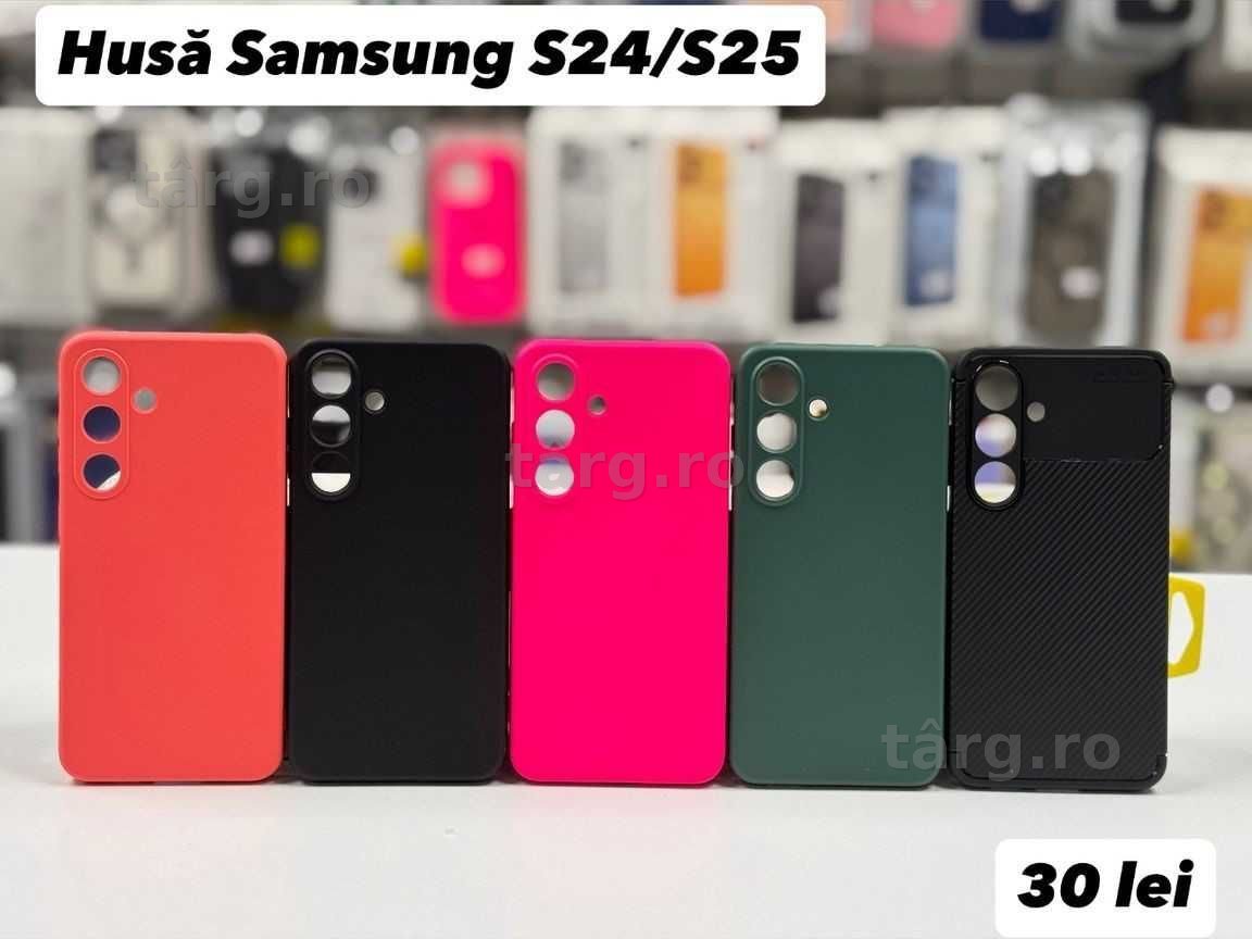 Husa silicon, folie, cablu, incarcator  Samsung S24/25 2