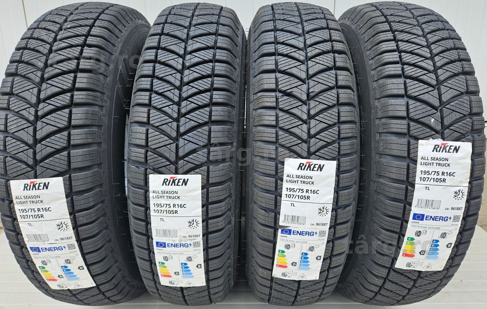 195/75 R16C, 107R, RIKEN (by Michelin), Anvelope all season M+S