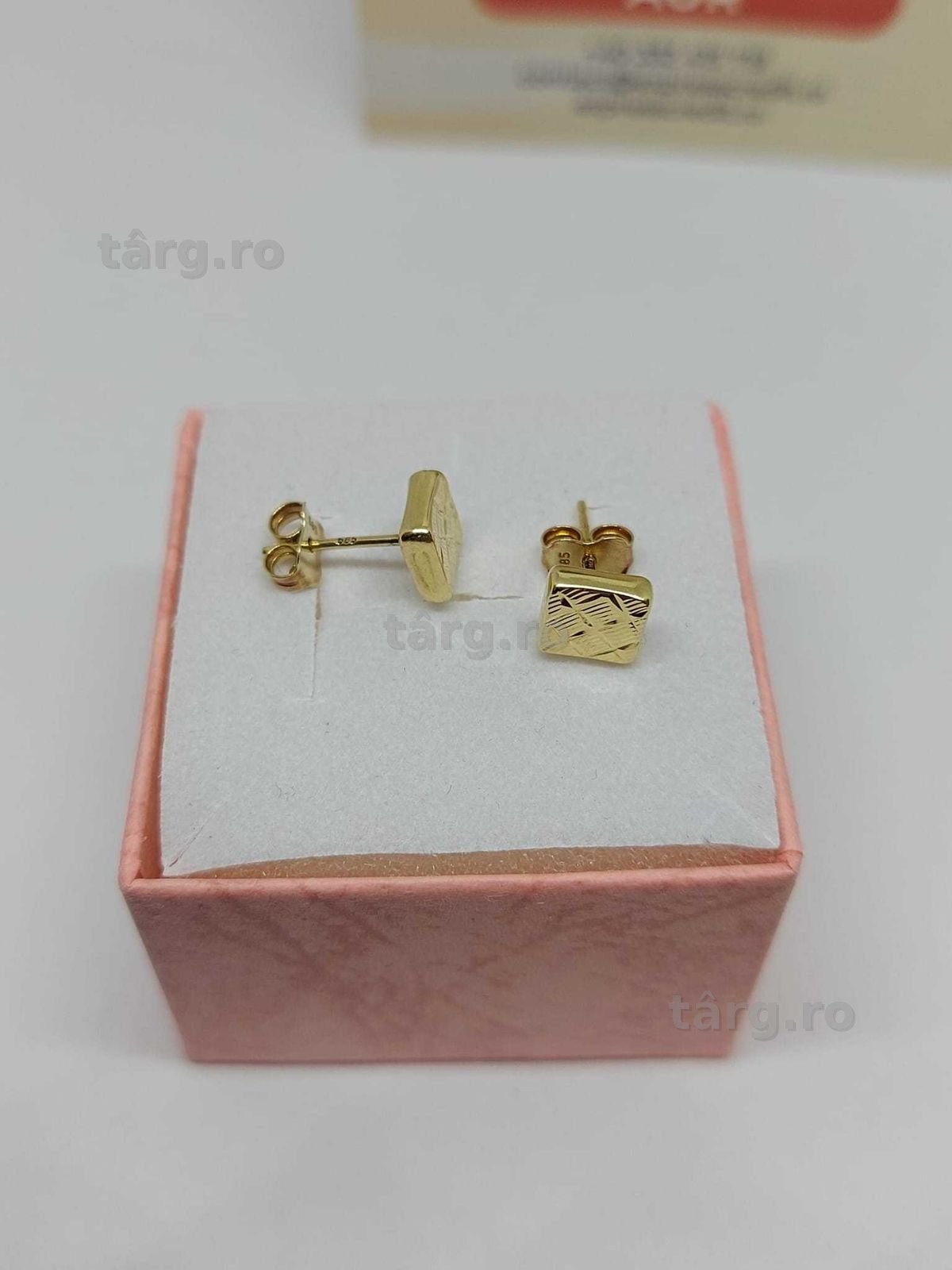 Cercei aur 14k 0.83gr [35114.4/30 Pacurari 2] Garantie 2 ani! 3