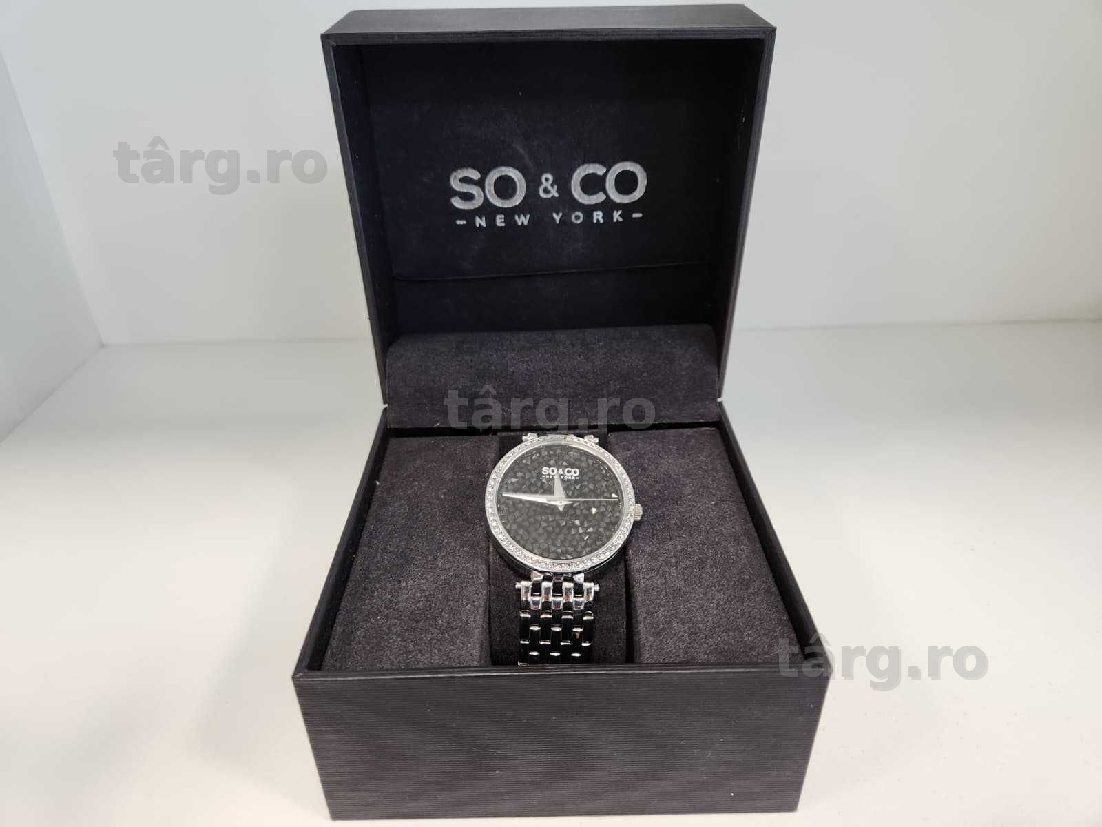 Ceas de Dama Quart SO & CO New York (Ag8 Tudor/B75349) – Garantie 2 Ani! 2
