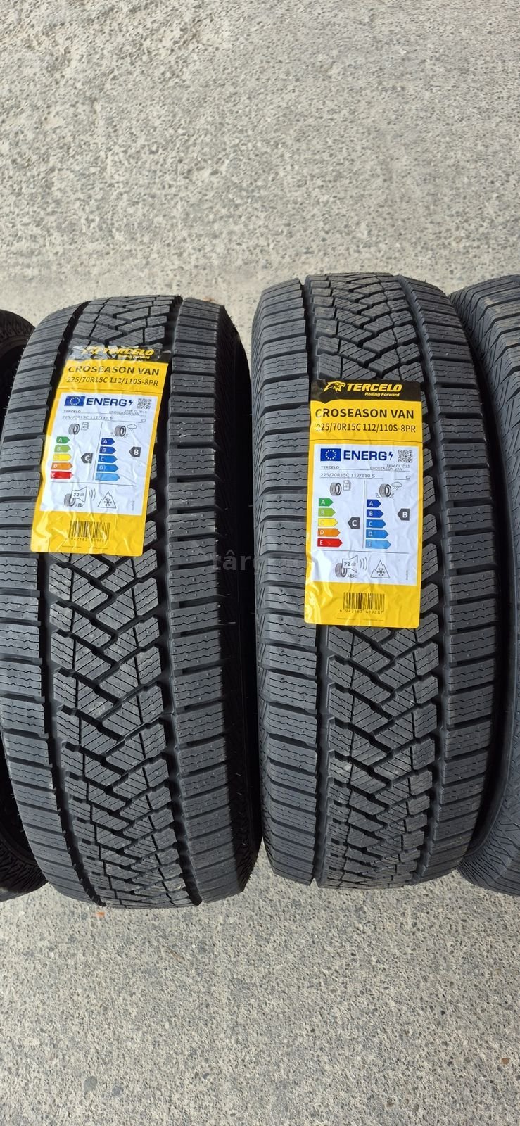 4 anvelope M+S noi Tercelo,dimensiune 225/70/15C,dot 2025.Pret/bucata 2