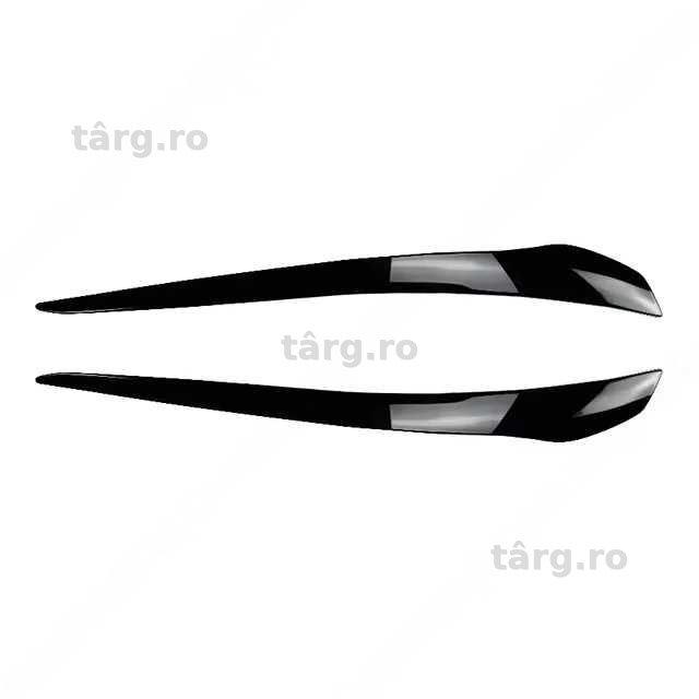 Set Pleoape Faruri Far BMW Seria 3 E92 E93 Facelift 10-13, Negru Lucio