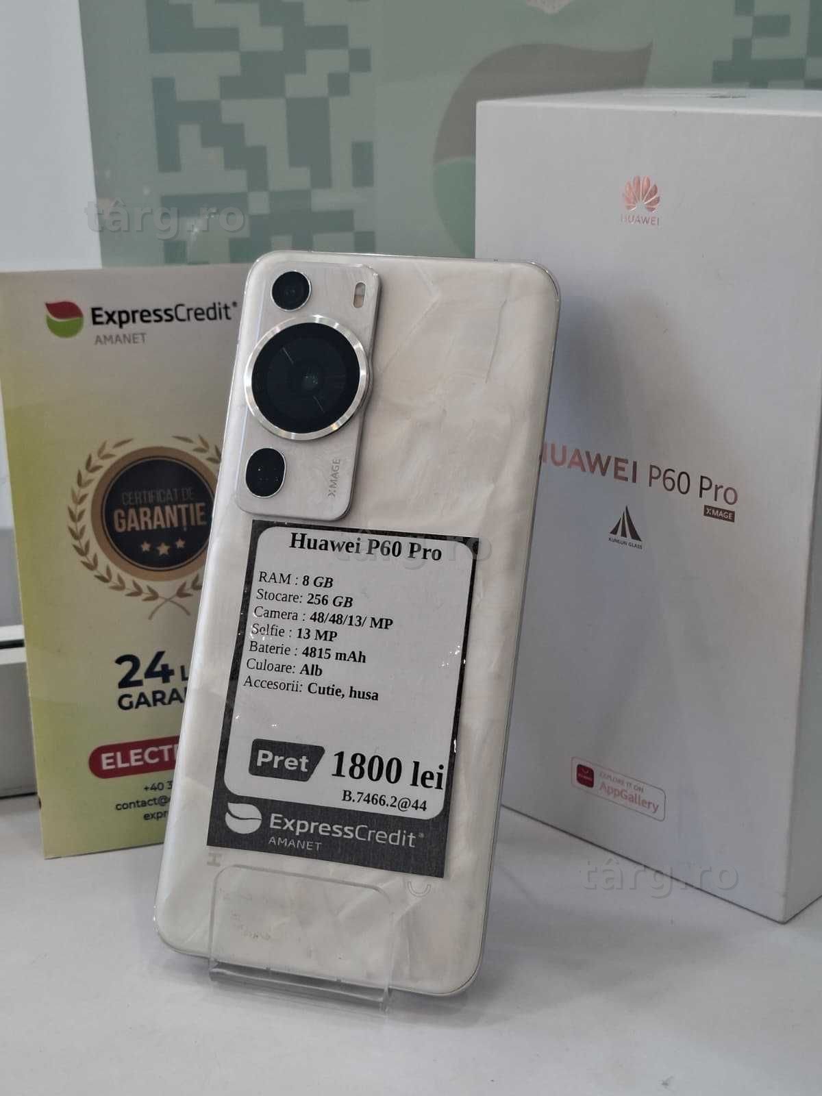 Telefon Huawei P60 Pro (AG44 B:7466.2)-garantie 2 ani