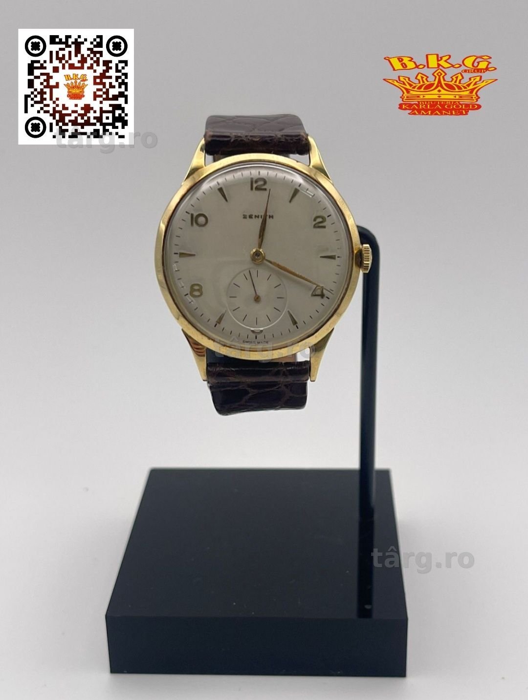 Ceas Zenith din aur 18K Amanet BKG