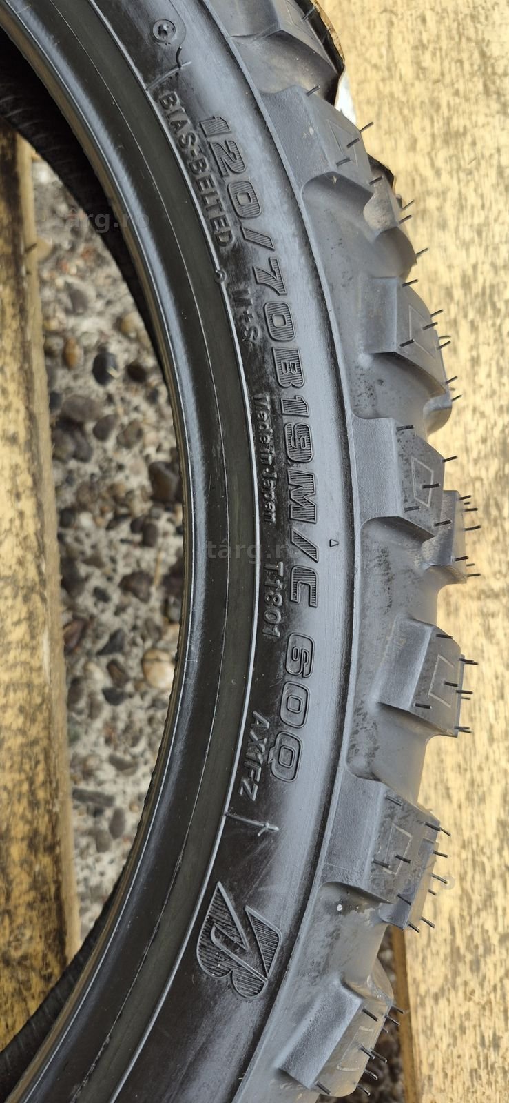 O anvelopa moto fata noua Bridgestone 120/70B19M/C,dot 2018. 6