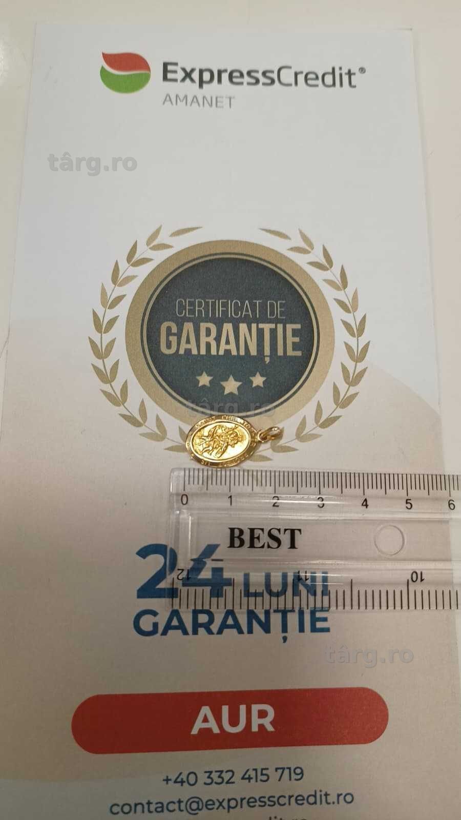 (Ag24) Pandantiv aur 9K 1.61gr b.44989.1 - Garantie 2 ani! 4