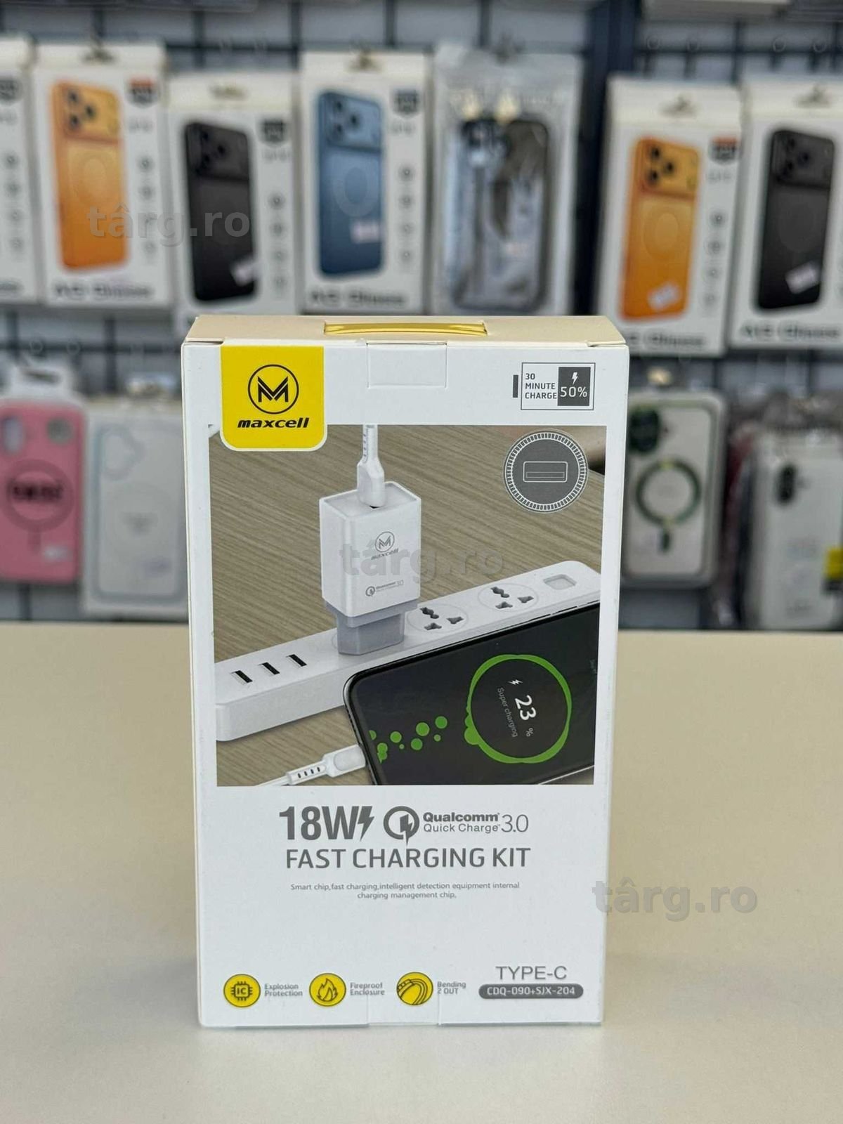 Incarcator cu cablu USB A- USB C, 18W 2
