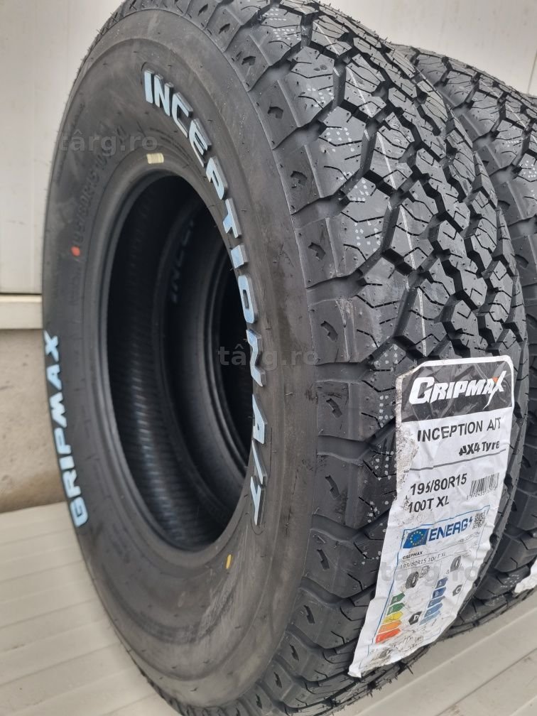 195/80 R15, 100T XL, GRIPMAX Inception A/T, Anvelope All Season M+S 2