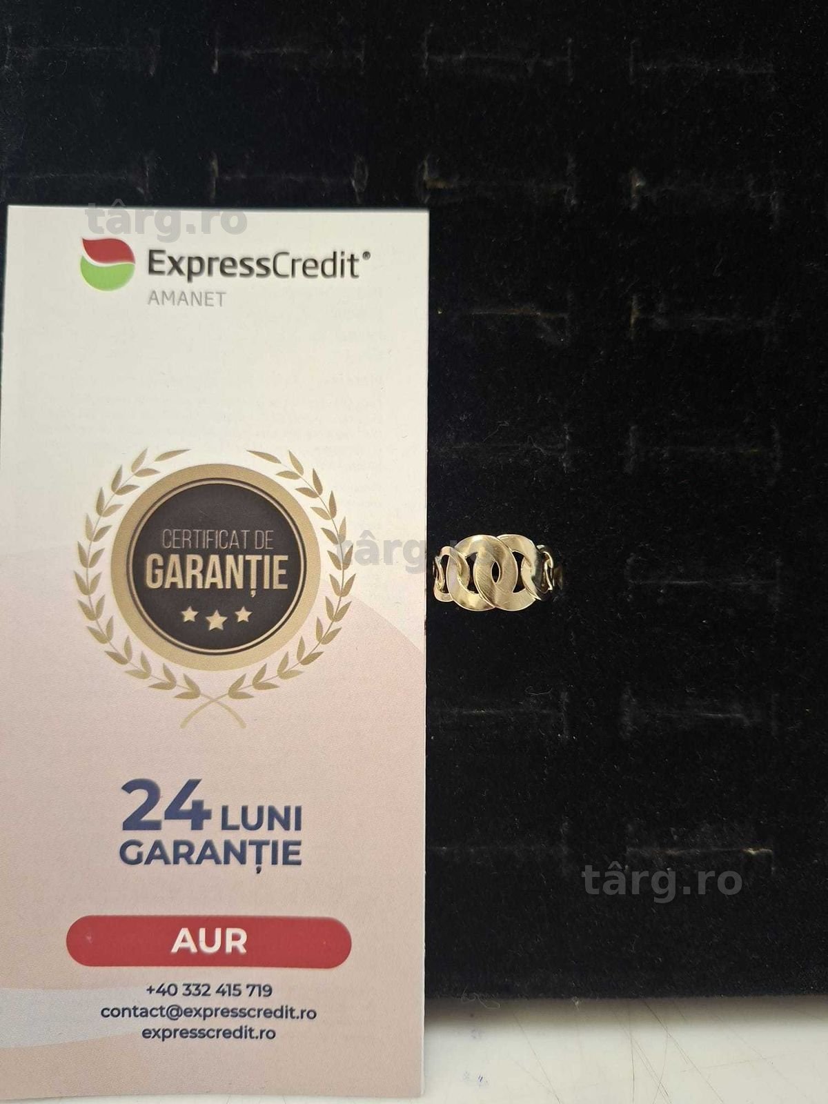 (Ag33)Inel Aur 14K/Garantie 2 ani