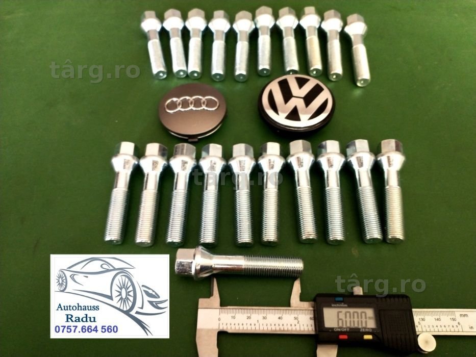 Prezoane VW Audi M14 x 1,5 filet 60 mm cap Conic NOI