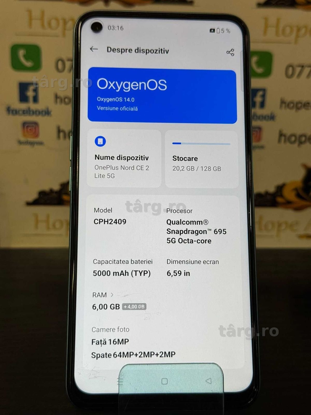 Hope Amanet P10/ONEPLUS NORD CE 2 Lite 5G 2